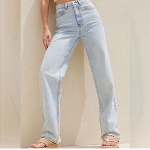 PACSUN Very Faded Blue Denim Jeans